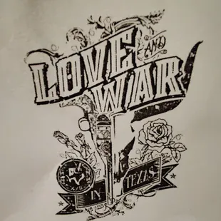 a black and white poster