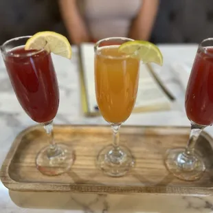 Mimosa trio