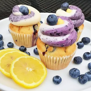 Lemon Blueberry Cupcakes