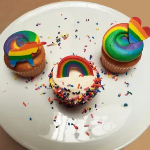 Pride cupcakes!