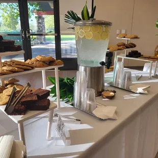 Cookies, Brownies &amp; Water Station at Senior Center in Huntington Beach