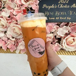 Cheese Mousse Thai Tea