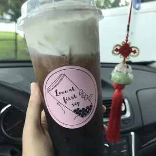 Cheese Mousse Rose Tea