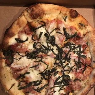 a pizza in a box