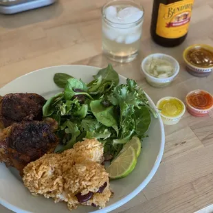 Double chicken just before adding the sauces.