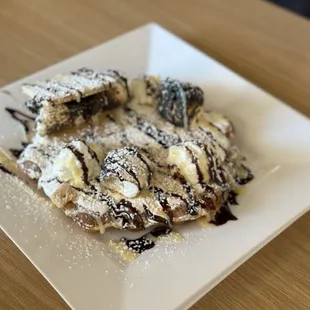 a plate of food on a table