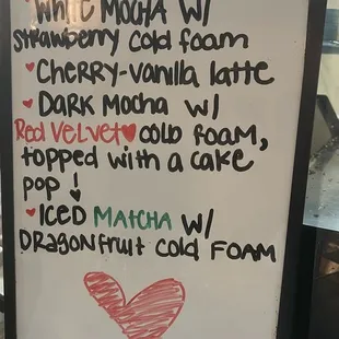 Seasonal Menu (Feb. 2025)