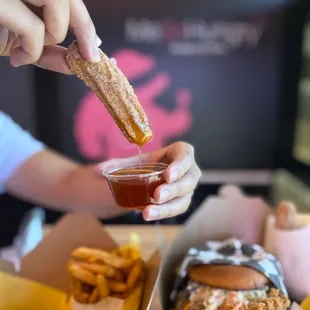 Mini Churros (5 Pack) with Hot Honey