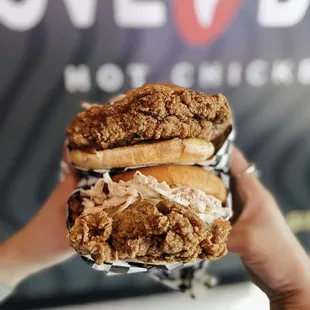 Big chicken sandwiches