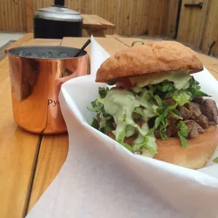 Valentine&apos;s tortas. Available on the patio!