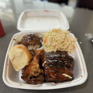 Chicken &amp; rib combo