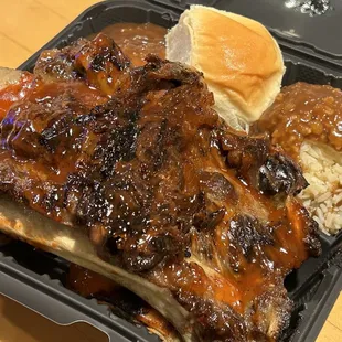 ribs, food, bbq ribs