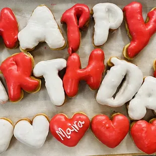 happy birthday donuts