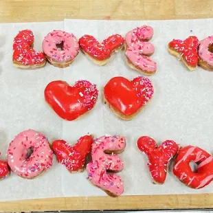 i love you donuts