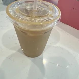 16oz ice vanilla  Ice coffee