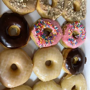 Multi flavor  donuts
