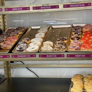 Soft opening- So the donuts were slowly coming out fresh