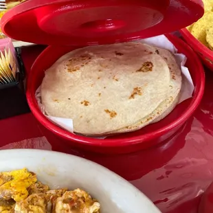 Scrumptious flour tortillas