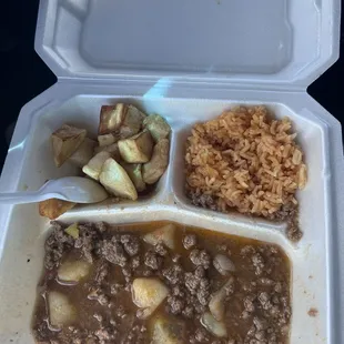 This is their Picadillo Platter. It was horrible.