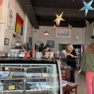 customers in a restaurant