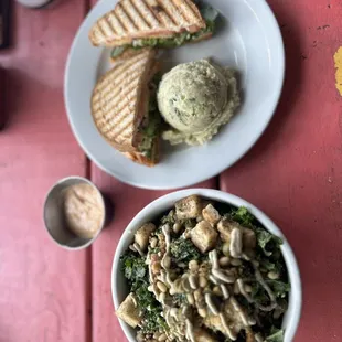 Buffalo Tempeh Sandwich