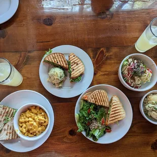 A little bit of everything.  We loved it all, but our favorite was the  roasted veggies wrap.