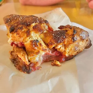 Strawberry-black pepper scone