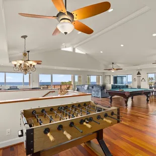 3rd floor foosball / game room area (Hale Mauka Estate)