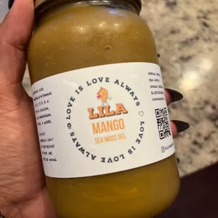 Mango sea moss gel