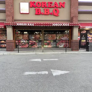Outside of restaurant