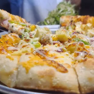 Sweet potato gold pizza