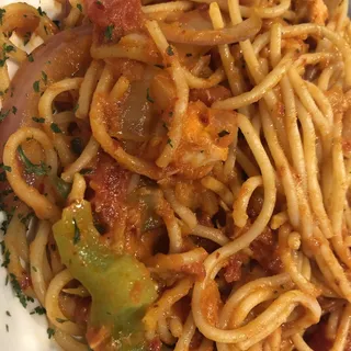 Kimchi Chicken Pasta