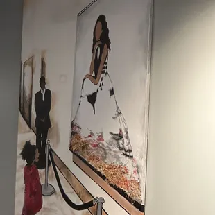 Little Girl Admiring the Former FLOTUS Michelle Obama