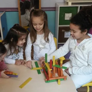 Our Little Princesses Building a Castle