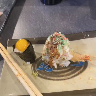 Quail Egg Nigiri
