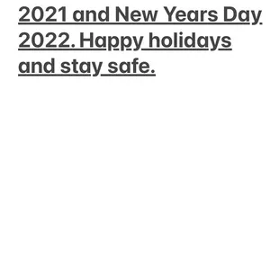 I am so sorry but I am close Christmas week 2021 and New Years Day 2022. Happy holidays and stay safe.