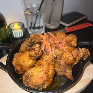 Spicy fish sauce wings