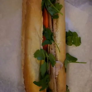 Rolled Pork Sandwich