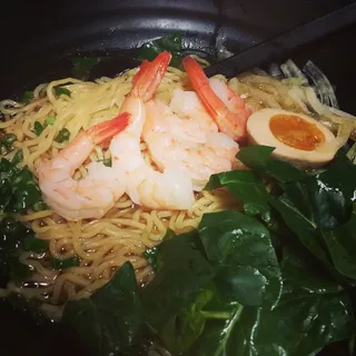 Shrimp shoyu ramen
