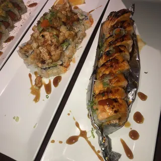 Spicy Baked Salmon Roll
