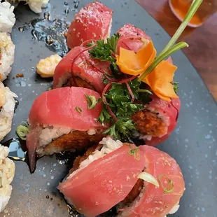 food, sushi and sashimi