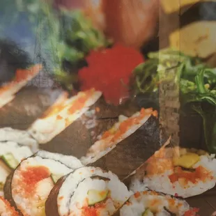 sashimi, sushi, sushi and sashimi, food