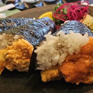 sushi and sashimi, food