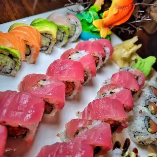 sushi and sashimi, food