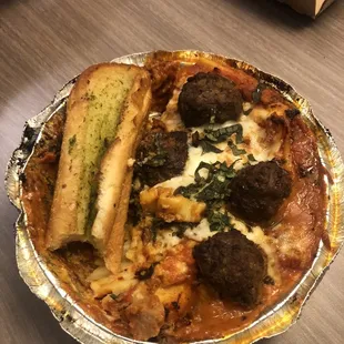 Meatball lasagna