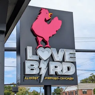 a sign for a restaurant