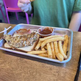 The My Girl Ain't Hungry meal (grilled)