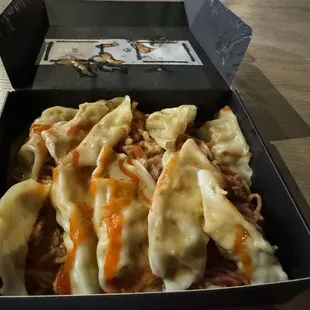 Gyoza and yakisoba