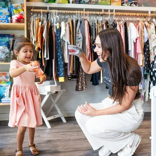 We encourage play in our stores and want your littles to explore our shelves.