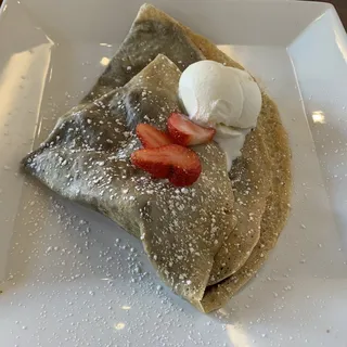 Dark Chocolate Strawberry Crepe